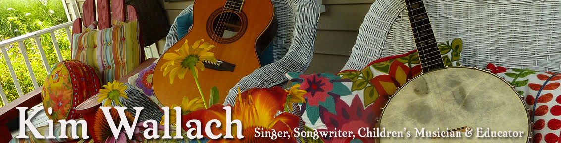 Kim Wallach - Singer, Songwriter, Childrens Musician and Educator web site header image